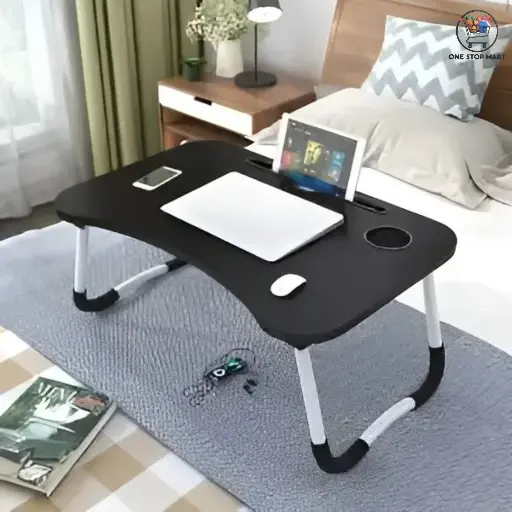 Portable Folding and Adjustable Laptop Table
